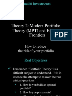 BM410-09 Theory 2 - MPT and Efficient Frontiers 28sep05