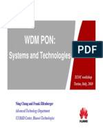 WDM Pon:: Systems and Technologies