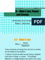 Chapter 4 - Ohm's Law, Power and Energy: Introductory Circuit Analysis Robert L. Boylestad