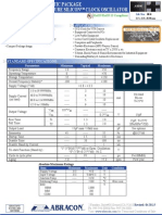 Standard Specifications:: Parameters Minimum Typical Maximum Units Notes