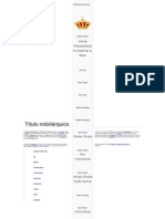 Classificação Da Nobreza