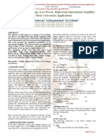 Design of A Low-Voltage, Low-Power, High-Gain Operational Amplifier For Data Conversion Applications