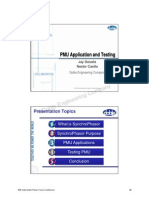 Tutorial 2 PMU Application and Testing