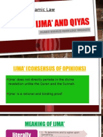 Ijma' and Qias