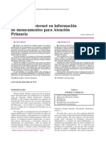 Utilidad de Internet en Información de Medicamentos para Atención