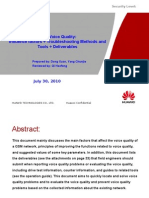 3 GSM Voice Quality Influence Factors Troubleshooting Methods and Tools Deliverables