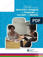 Guía para La Atención Integral de Mujeres Que Cursan Un Aborto