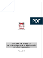 Informe Altas Capacidades