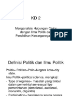 Menganalisis Hubungan Civics Dengan Ilmu Politik Dan