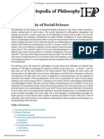 The Philosophy of Social Science PDF