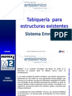 Panel Simple en Tabiques Estructurales de Poliuretano