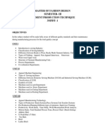 MFD Syllabus Sem - III