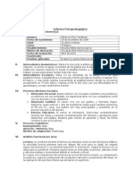 Informe Psicopedagogico