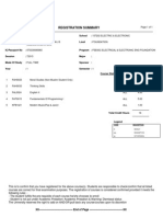 Utp Course Registration Summary