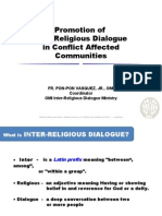 Promotion of Inter-Religious Dialogue in Conflict Affected