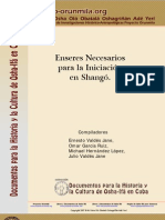 Enseres Necesarios para La Coronacion de Shango