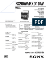 Hfe Sony Hcd-Grx90av Rxd10av Service en