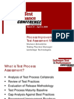 Process Improvement With Test Assessment Models