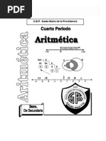 Aritmética 3ero 4bim 2009