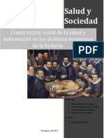 Construcción Social de La Salud y Enfermedad en Los Distintos Momentos de La Historia.