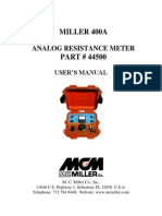 Miller 400A Users Manual