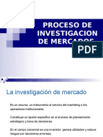 Proceso de Investigacion de Mercados