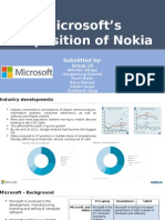 Microsoft Acquisition of Nokia