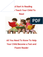 Head Start in Reading: Teach Your Child To Read