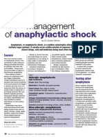 Managing Anaphylactic Shock Journal of Modern Pharmacy 2006