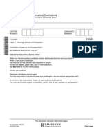 Cambridge International Advanced Level