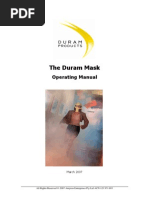 The Duram Mask Manual