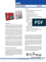 Mircom FHS240W Data Sheet