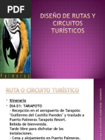 Diseño de Rutas y Circuitos Turísticos