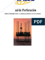 Manual de Perforacion Procedimientos y Operaciones en El Pozo