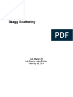 Lab Report #2 Bragg Scattering