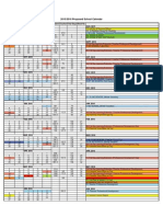 2015-2016 School Calendar