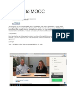 Actions For 'Journey To MOOC'