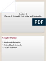 Chapter 6 - Symbolic Instruction and Addressing