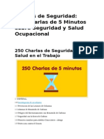 Charlas de Seguridad