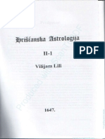 William Lilly - Hriscanska Astrologija II - 1.deo