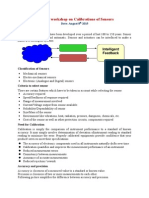 Calibration of Sensor