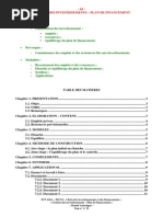 Plan de Financement PDF