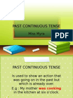 Past Continuous Tense