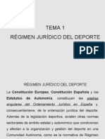 Tema1 Regimen Juridico Del Deporte