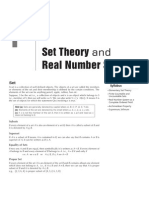 Set Theory and Real Numbers