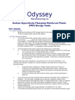 FRP - Spec For Hypo Storage Tanks