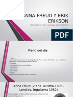 Anna Freud y Erik Erikson