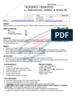 Oths Academic Chemistry Syllabus 2015-2016