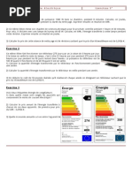 Energie Exercices