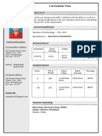 Curriculum Vitae: Ankur Saini